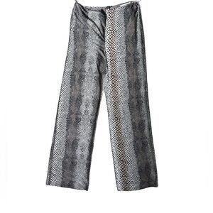 Janine vintage Snake print animal print medium pants Italy